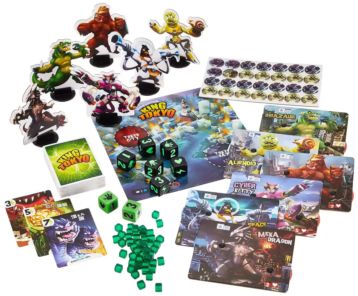 Hobby Japan King Of Tokyo Board Game (2-6 Players 8+ Years 30 Min)- Japan Figure Store - #1 Bring To You The Best Japanese Goods