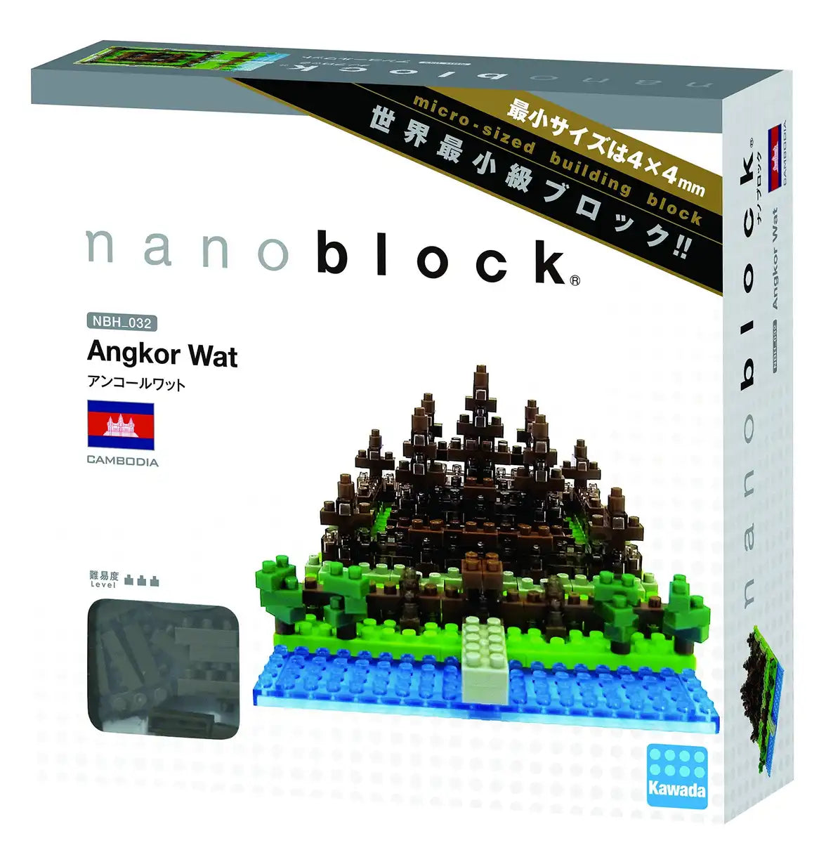 KAWADA Nbh-032 Nanoblock Angkor Wat- Japan Figure Store - #1 Bring To You The Best Japanese Goods