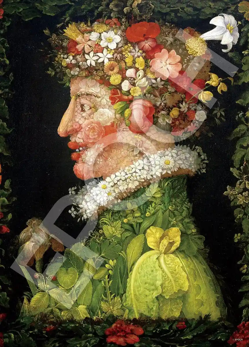 EPOCH 54-101 Jigsaw Puzzle Giuseppe Arcimboldo The Four Seasons Spring 2000 S-Pieces- Japan Figure Store - #1 Bring To You The Best Japanese Goods