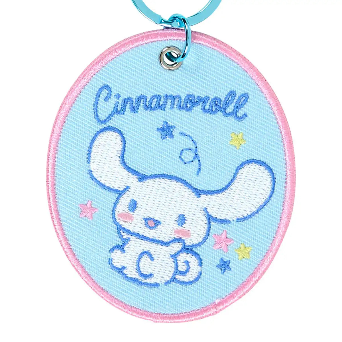 Sanrio Cinnamoroll Embroidered Keychain First Edition Polyester Steel