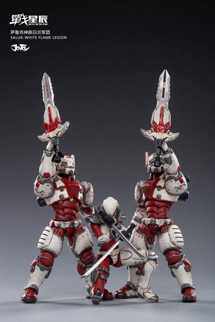 Joytoy 1/18 Saluk White Flame Legion 3Pk Action Figure Set Collectibles- Japan Figure Store - #1 Bring To You The Best Japanese Goods