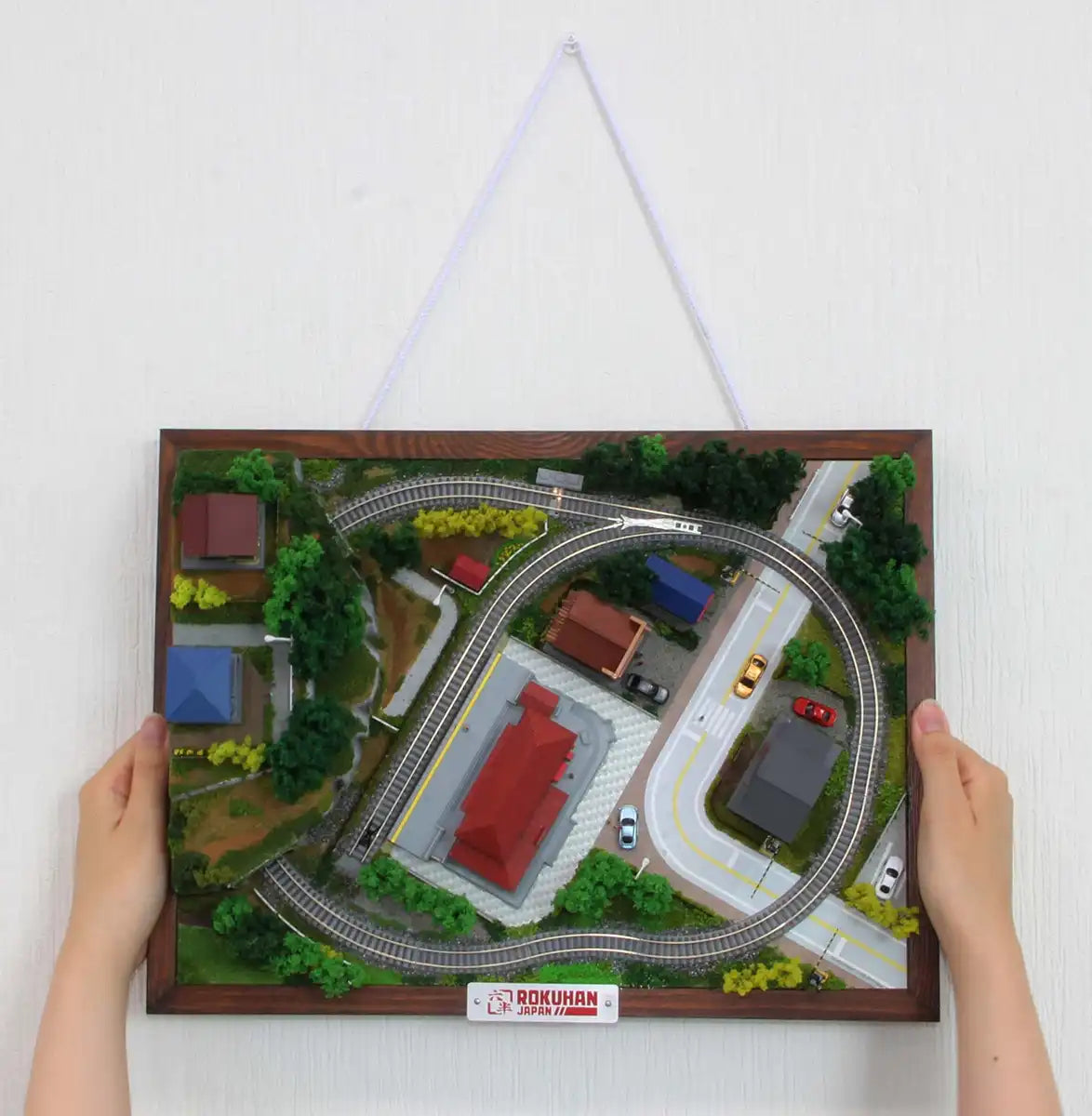 Rokuhan Z Gauge Wall Mount S071-2 Railway Model Set- Japan Figure Store - #1 Bring To You The Best Japanese Goods