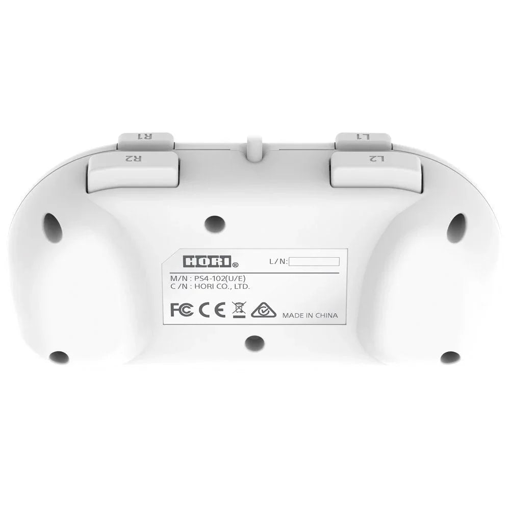 HORI Ps4 Playstation 4 Wired Controller Light White- Japan Figure Store - #1 Bring To You The Best Japanese Goods