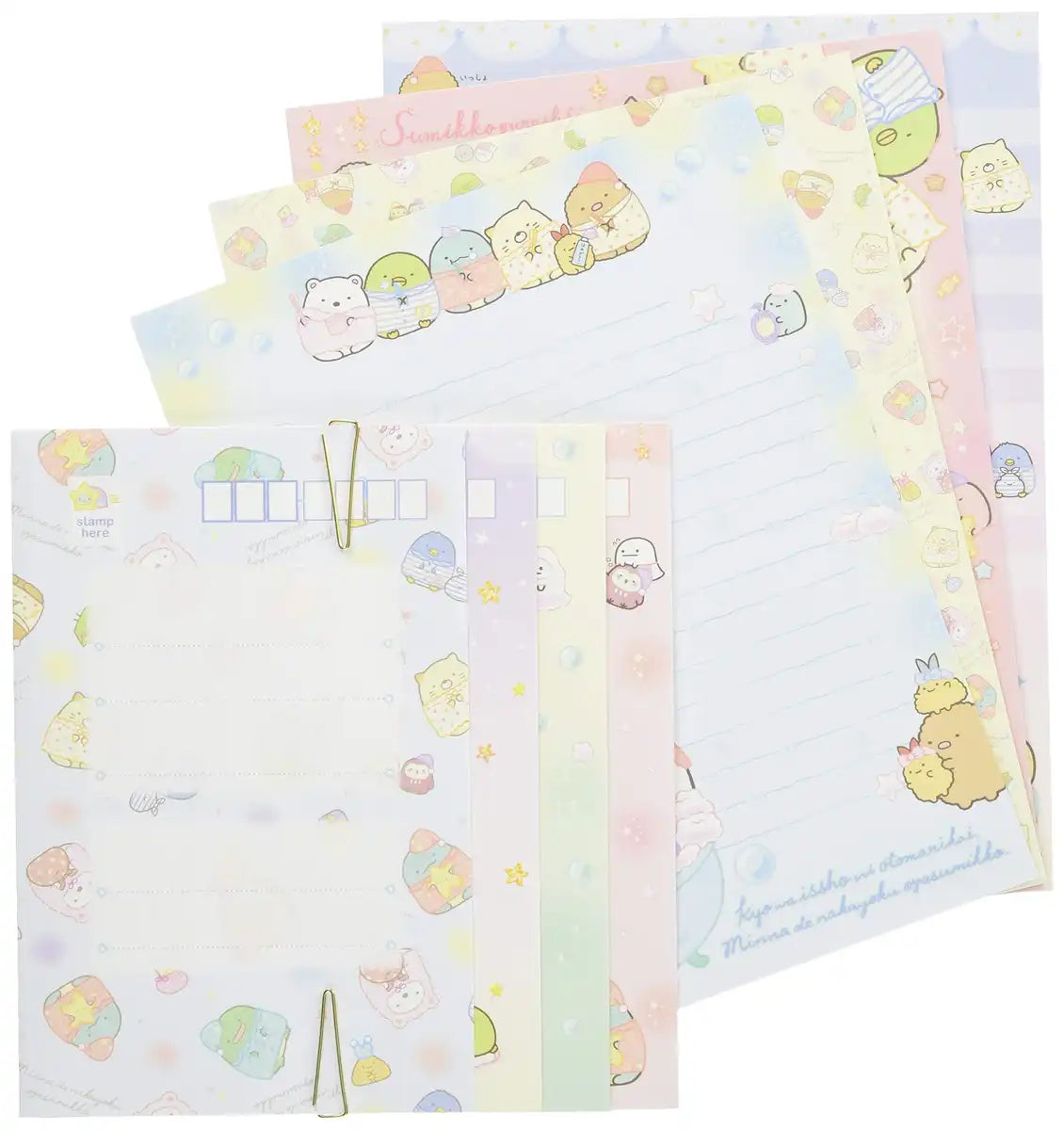 San-X Sumikko Gurashi Letter Set Lh68501- Japan Figure Store - #1 Bring To You The Best Japanese Goods