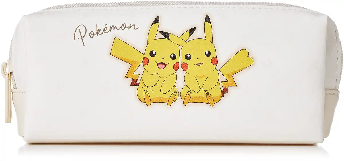 Pokemon Pouch Twin Zipper Kids Ppkx1882 Off White Japan 038- Japan Figure Store - #1 Bring To You The Best Japanese Goods