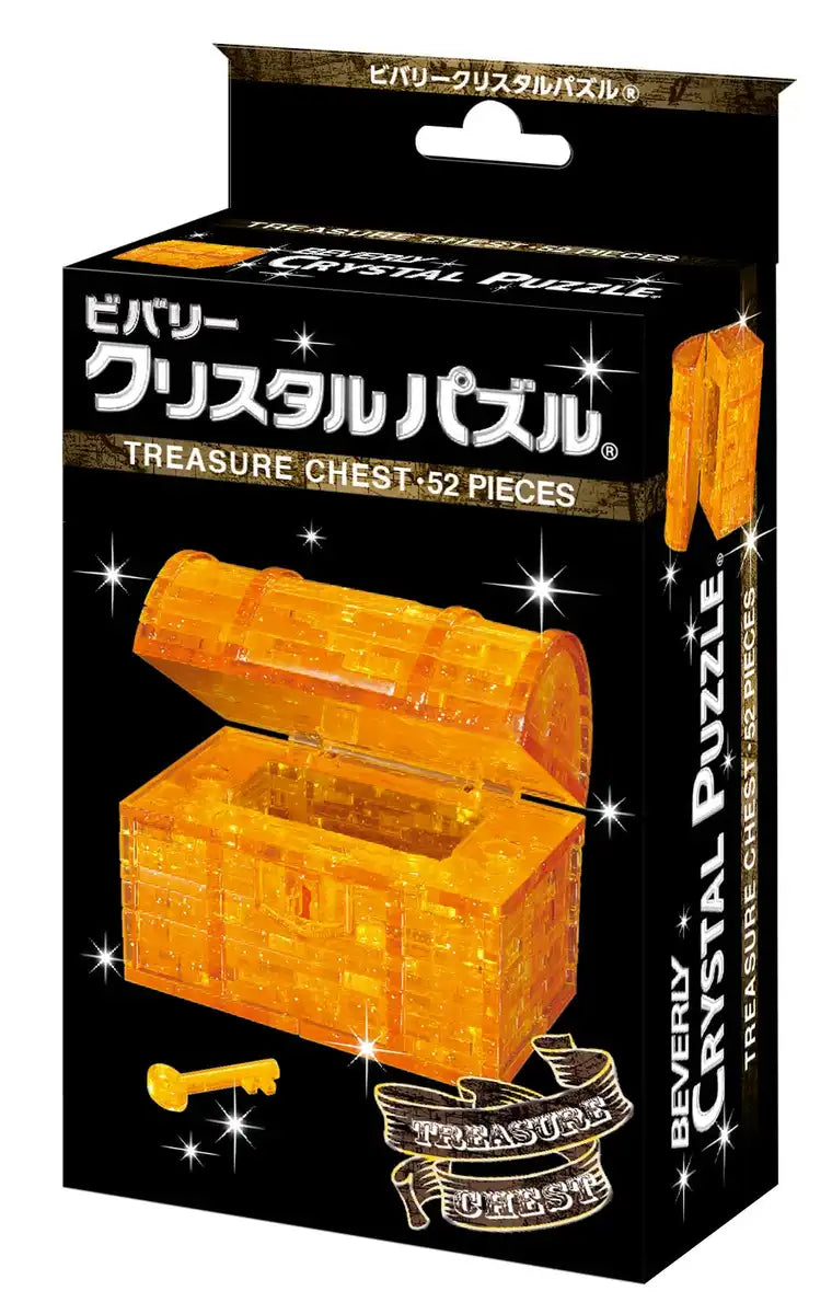 Beverly Crystal 3D Puzzle 50088 Treasure Box Crystal 3D Jigsaw Puzzle Block Toys- Japan Figure Store - #1 Bring To You The Best Japanese Goods