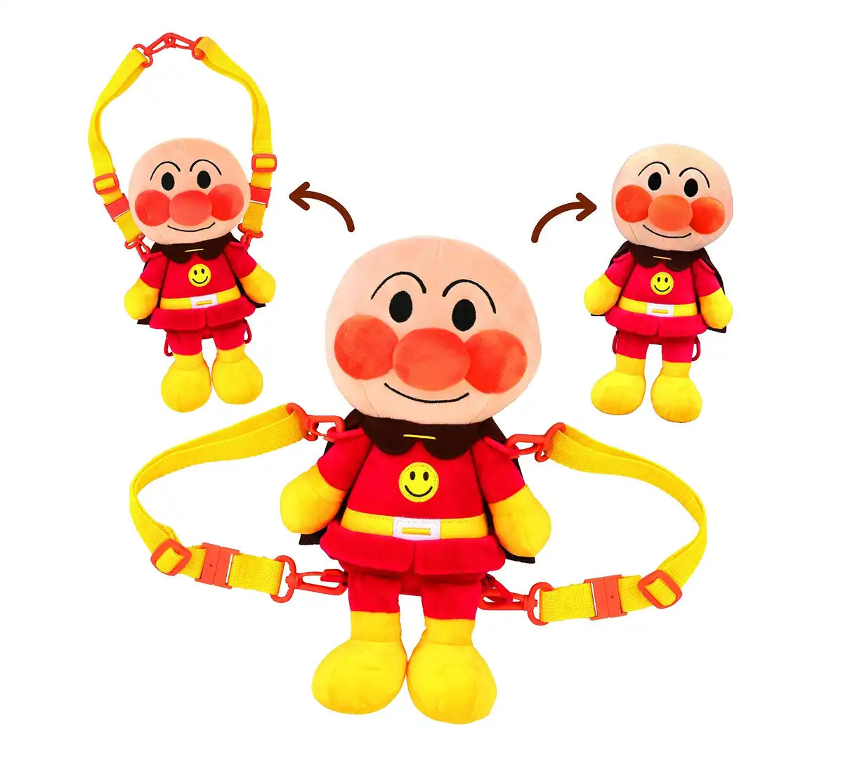 SEGA TOYS Anpanman Plush Doll Go Out Backpack- Japan Figure Store - #1 Bring To You The Best Japanese Goods