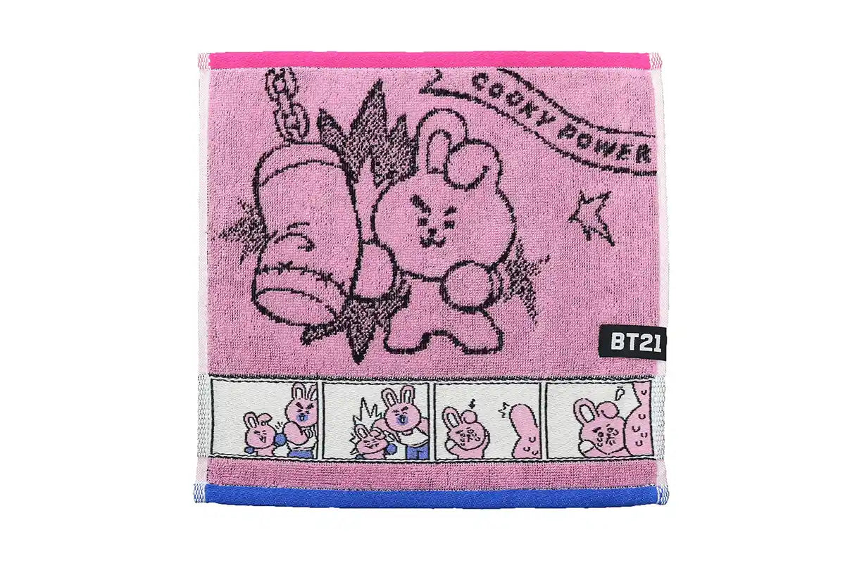 MARUSHIN Bt21 Hand Towel 'Comic Cooky'- Japan Figure Store - #1 Bring To You The Best Japanese Goods