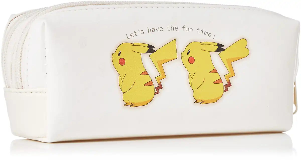 Pokemon Pouch Twin Zipper Kids Ppkx1882 Off White Japan 038- Japan Figure Store - #1 Bring To You The Best Japanese Goods