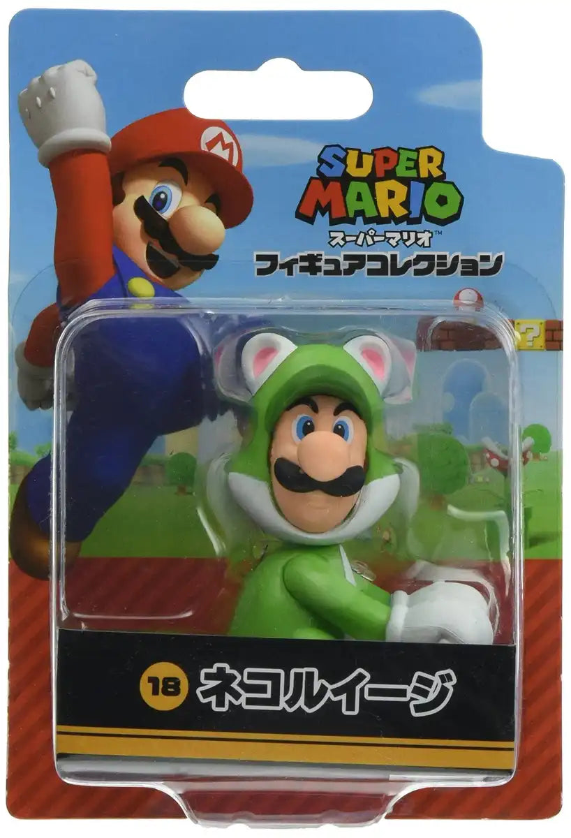Sanei Trading Super Mario Figure Collection Neko Luigi Fcm-018- Japan Figure Store - #1 Bring To You The Best Japanese Goods