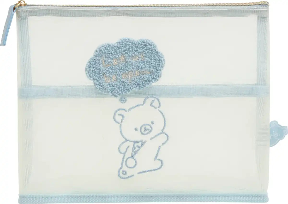 San-X Rilakkuma Message Series Freestanding Pouch - CA38001- Japan Figure Store - #1 Bring To You The Best Japanese Goods