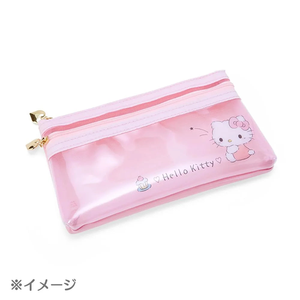 Sanrio Kuromi Flat Pen Case 11x20x2.5 cm - Cute Character Pencil Holder- Japan Figure Store - #1 Bring To You The Best Japanese Goods
