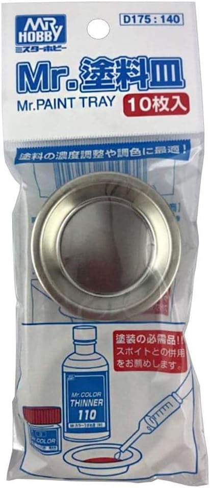 GSI CREOS Mr.Hobby D175 Mr. Paint Tray 10 Stück