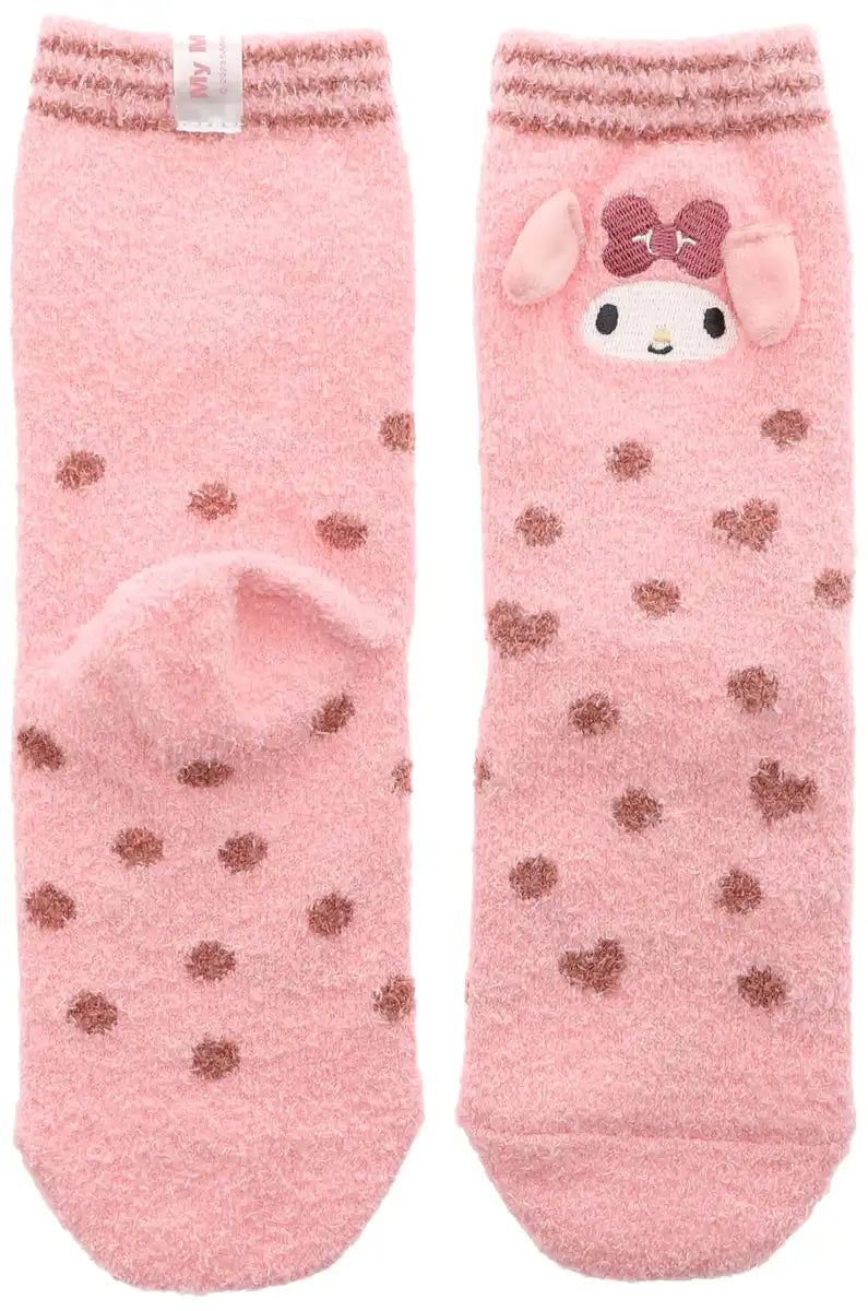 Sanrio Girls Pink Socks 4264417 Comfortable and Stylish Kids Footwear- Japan Figure Store - #1 Bring To You The Best Japanese Goods