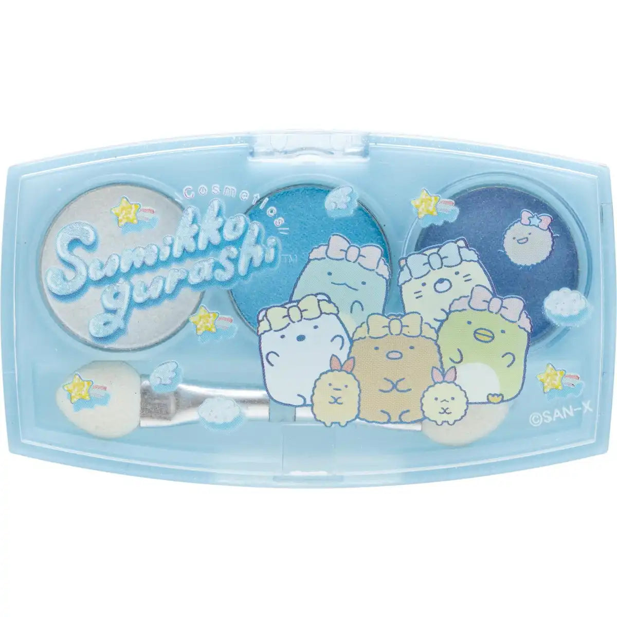 San-X Sumikko Gurashi Lipstick and Eyeshadow Set Blue 150x95mm