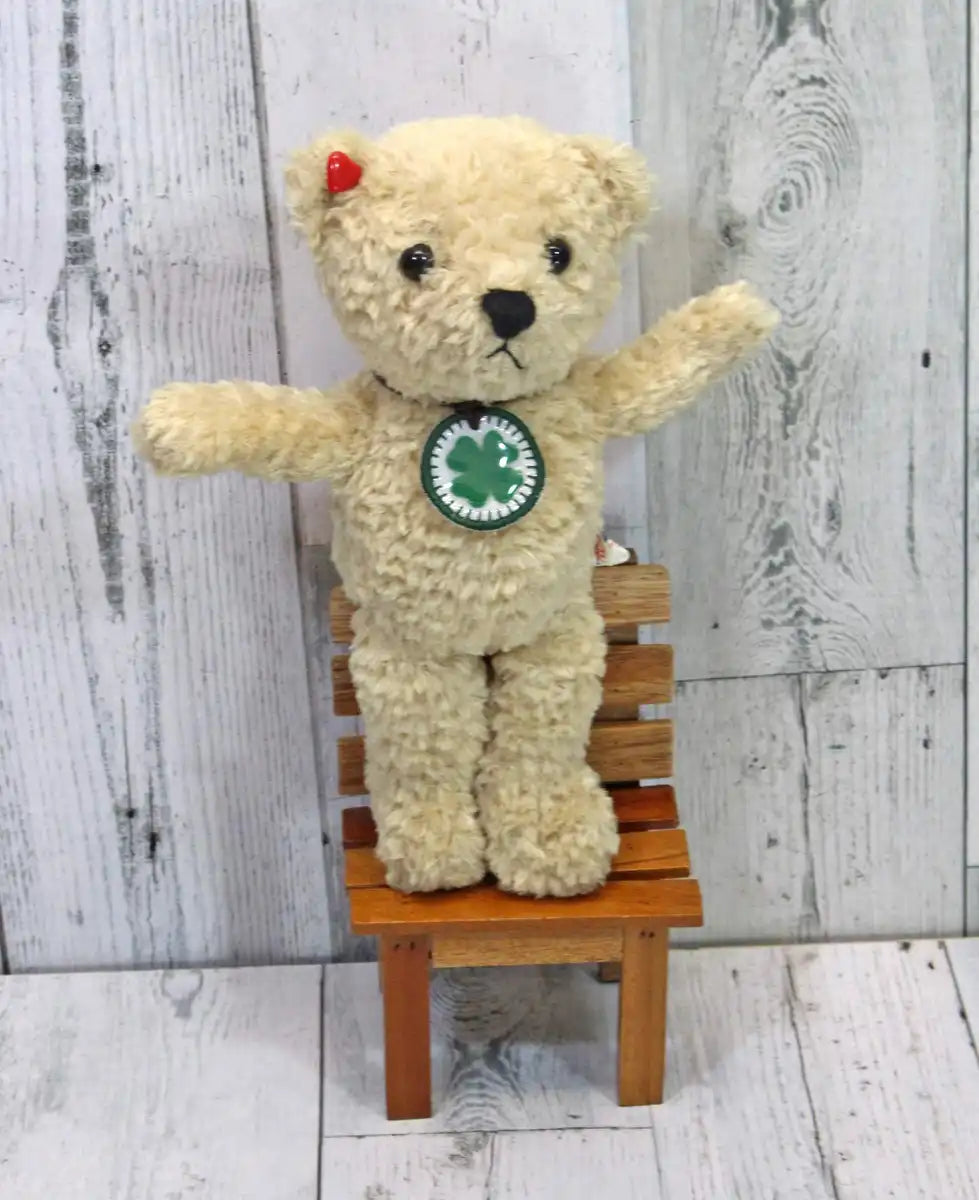 Shinada Beige Posing Bear Stuffed Toy- Japan Figure Store - #1 Bring To You The Best Japanese Goods