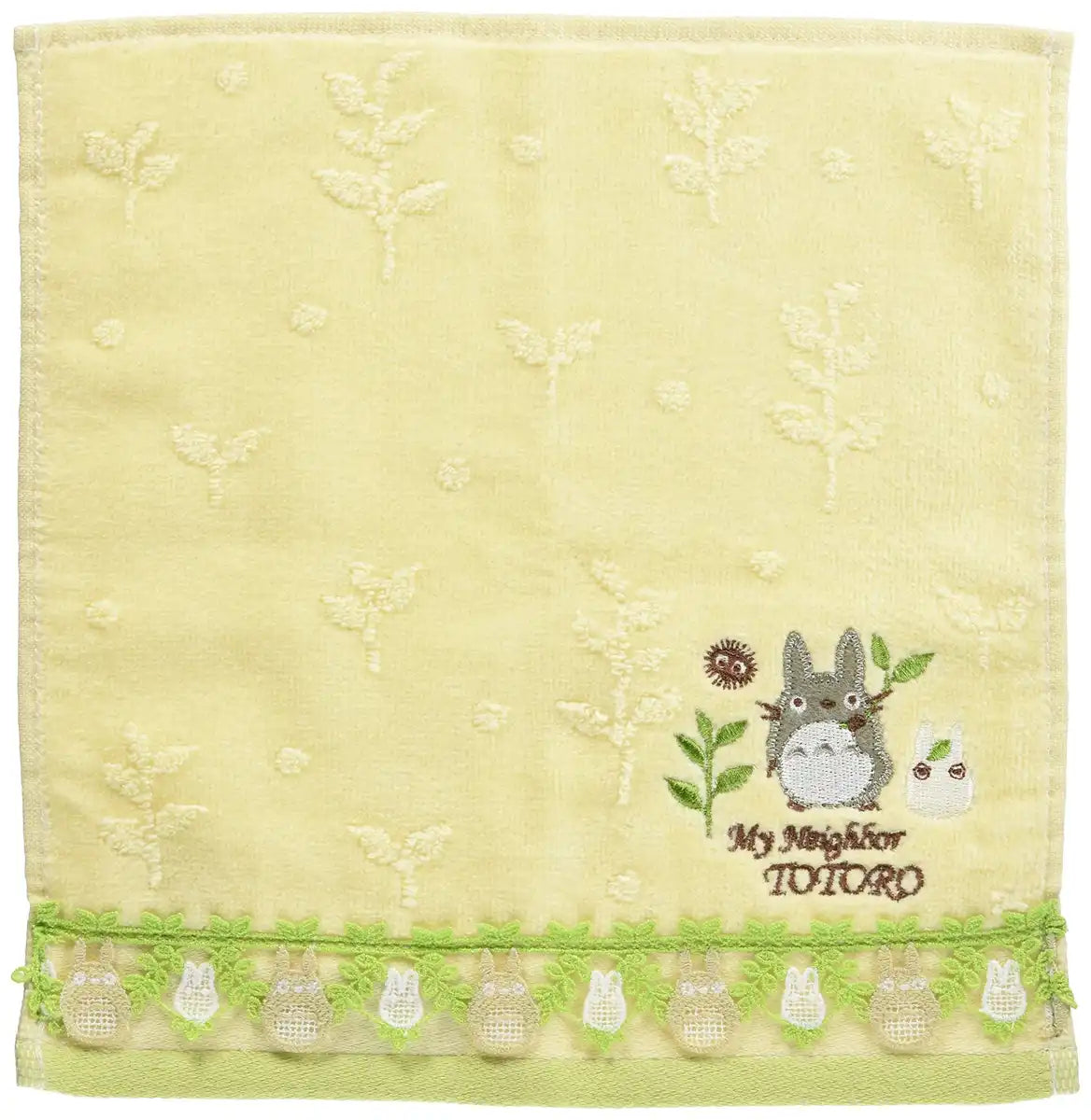 MARUSHIN Studio Ghibli Mini Towel My Neighbor Totoro Lace Totoro- Japan Figure Store - #1 Bring To You The Best Japanese Goods