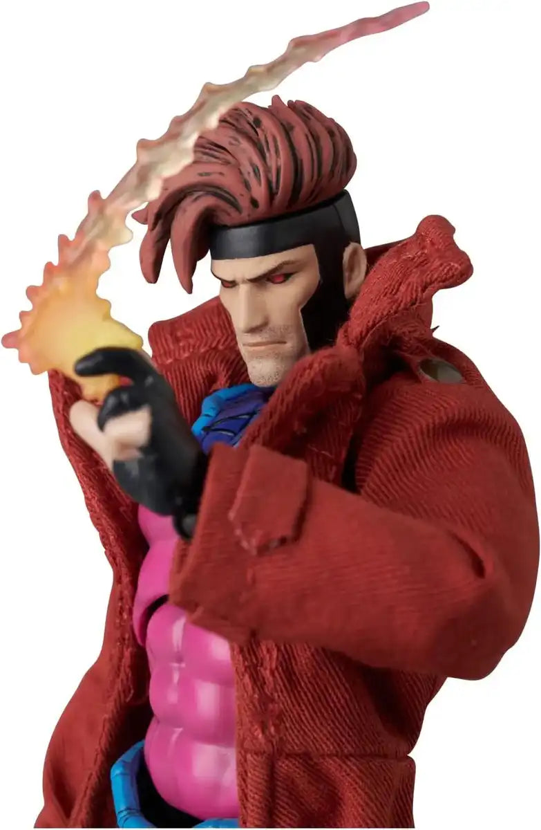 MEDICOM TOY MAFEX No 287 Gambit Comic Variant Version Action Figure 6.3 Inches