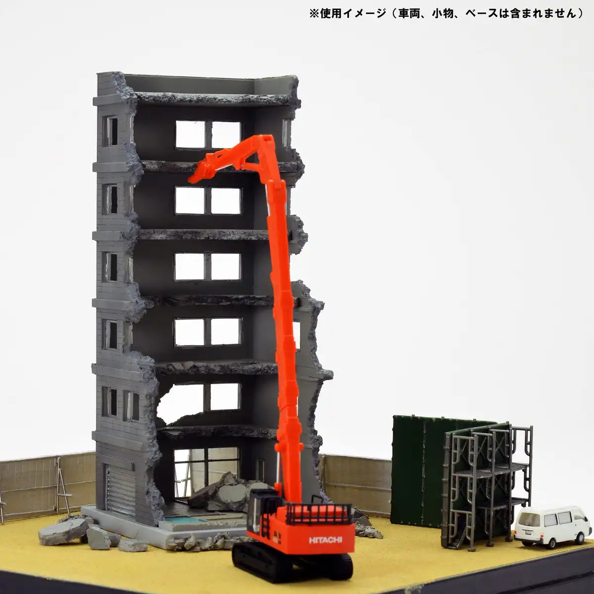 Tomytec Geocolle Building 151: Tall Building Demolition Diorama Supplies- Japan Figure Store - #1 Bring To You The Best Japanese Goods