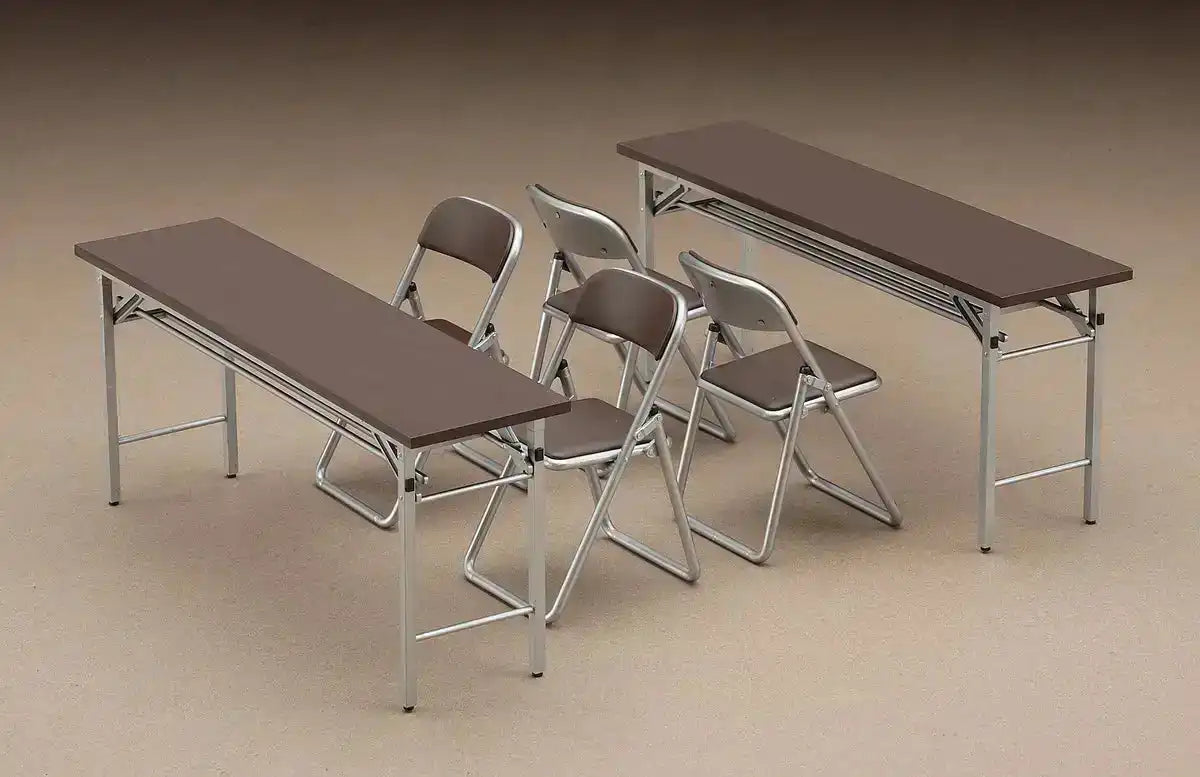 HASEGAWA - 1/12 Meeting Room Desk & Chair Plastic Model- Japan Figure Store - #1 Bring To You The Best Japanese Goods