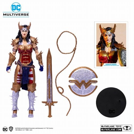 Mcfarlane Toys 7 Inch Wonder Woman Action Figure Variant Todd Mcfarlane Edition- Japan Figure Store - #1 Bring To You The Best Japanese Goods