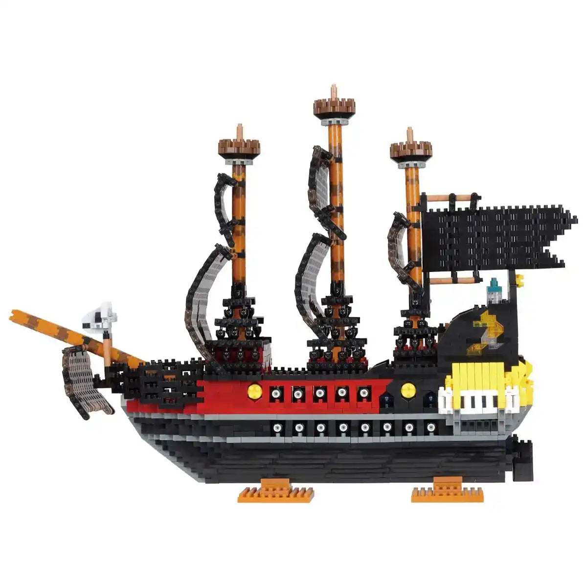 KAWADA Nanoblock Pirate Ship Deluxe Edition- Japan Figure Store - #1 Bring To You The Best Japanese Goods