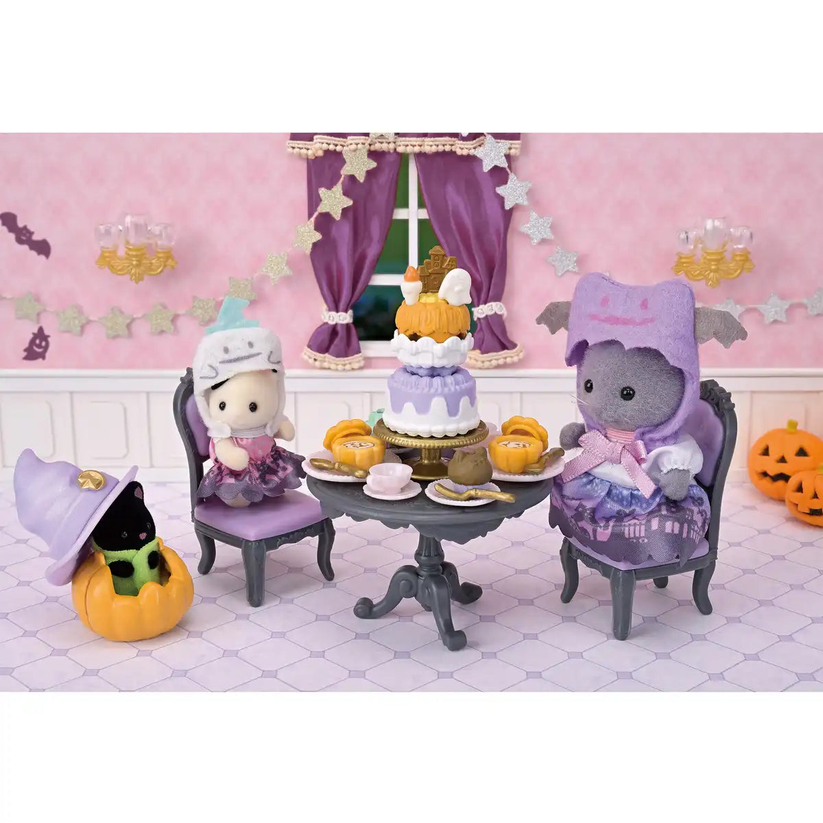 Epoch Sylvanian Families Seasonal Halloween Party Set Age 3+ Dollhouse Toy SE-211- Japan Figure Store - #1 Bring To You The Best Japanese Goods