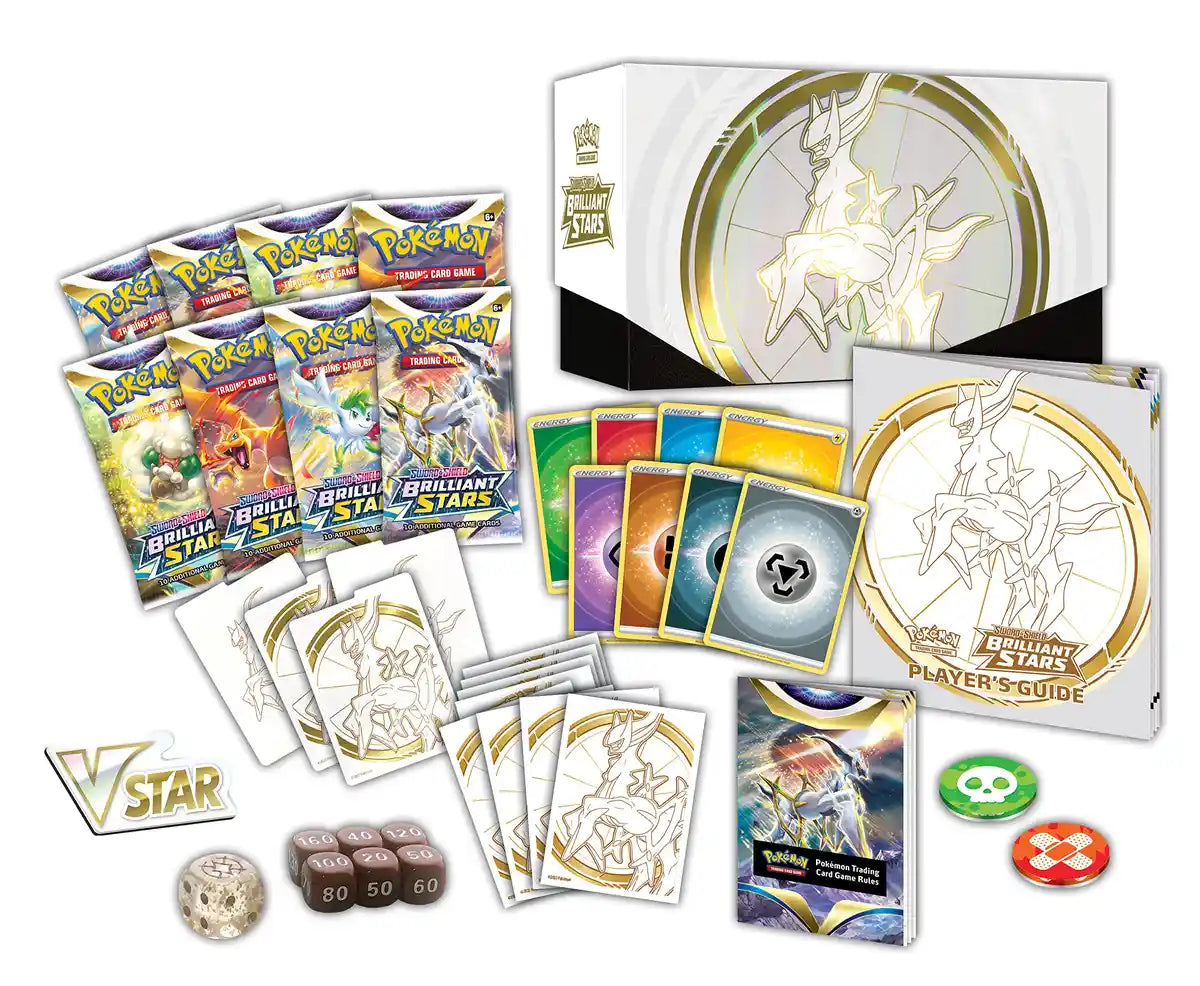 Pokemon TCG Sword & Shield Brilliant Stars Elite Trainer Box Eng Version - Pokmon Co- Japan Figure Store - #1 Bring To You The Best Japanese Goods