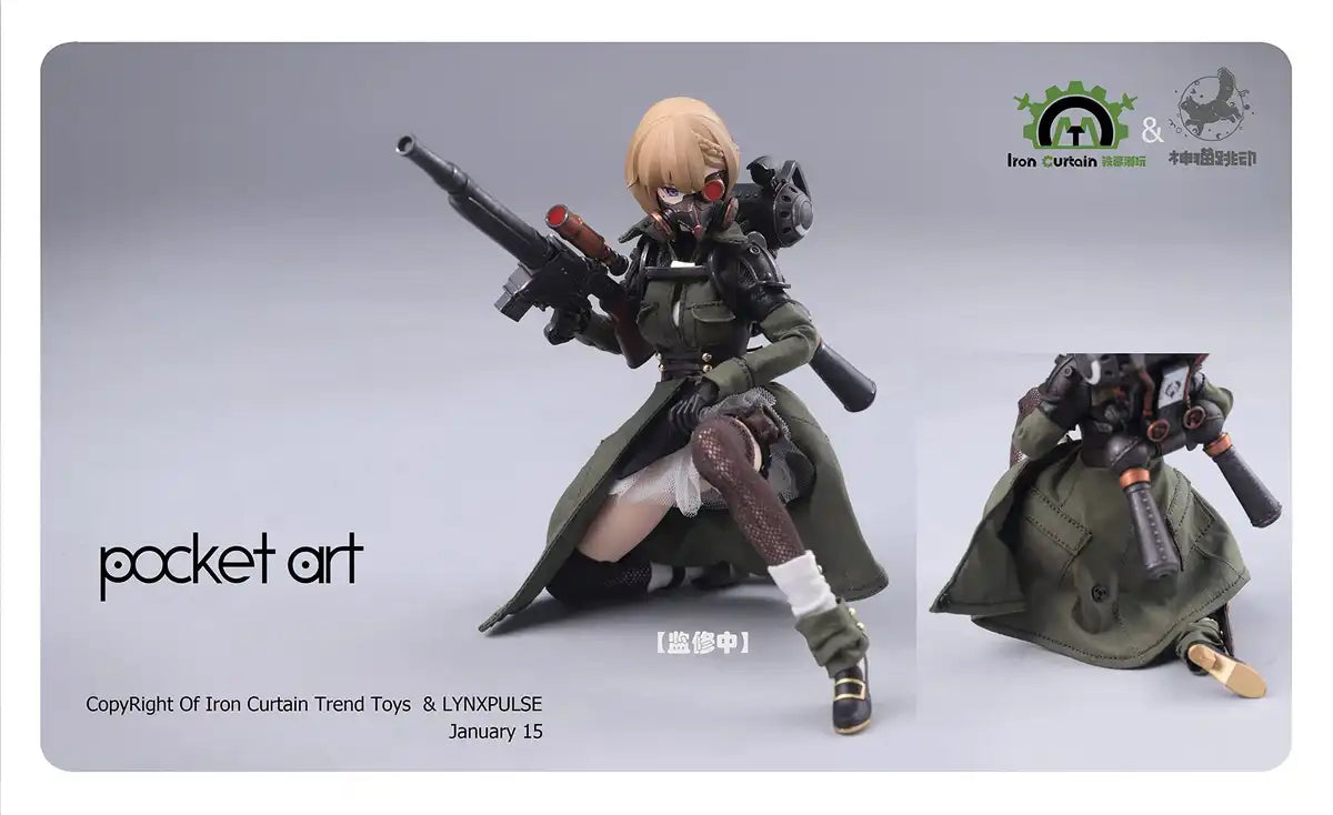 Lynxpulse Pocket Art Series Emilia 1/12 Pvc Abs Fabric Figure Japan - Pa001- Japan Figure Store - #1 Bring To You The Best Japanese Goods