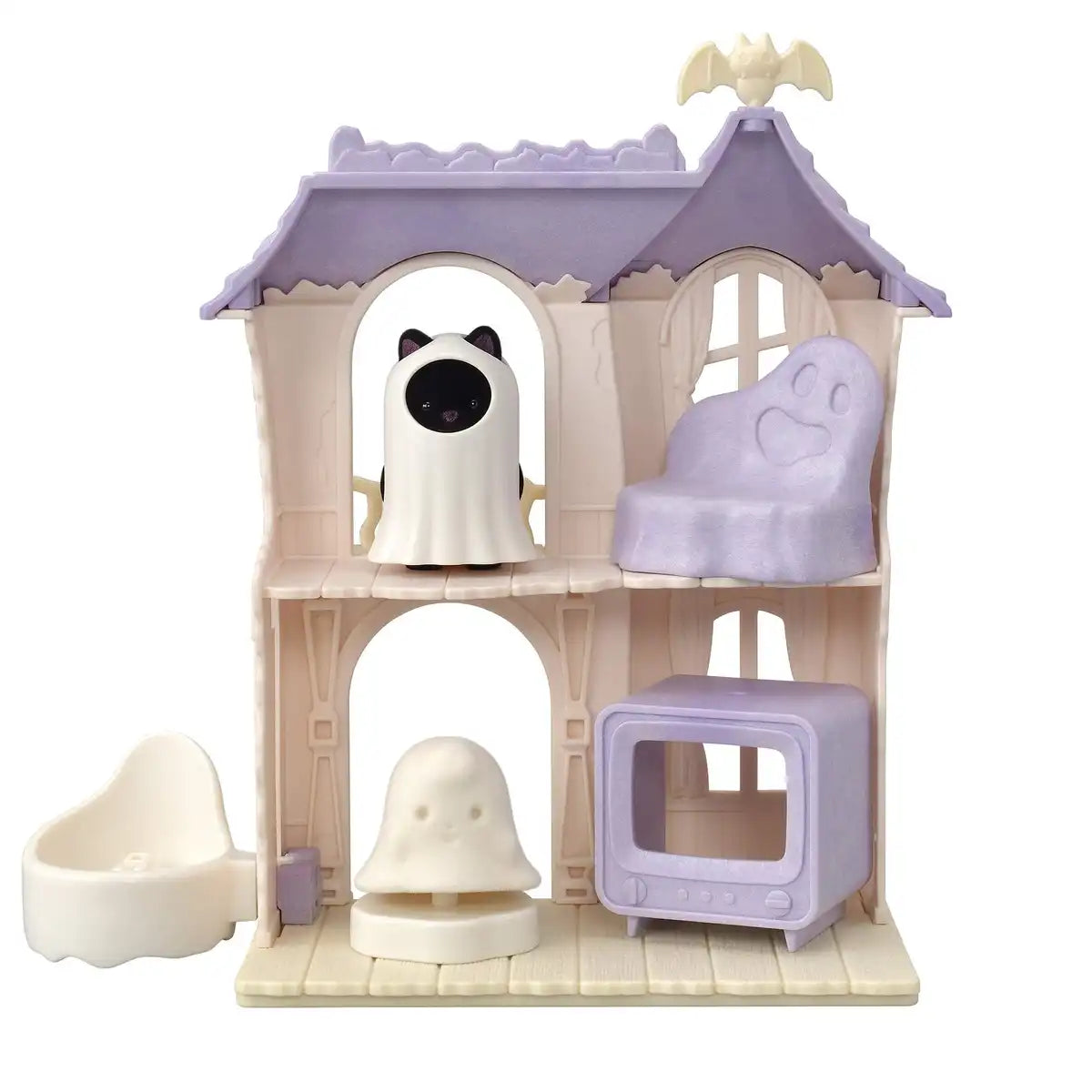 Epoch Sylvanian Families Amusement Park Exciting Haunted House Toy Ages 3+- Japan Figure Store - #1 Bring To You The Best Japanese Goods