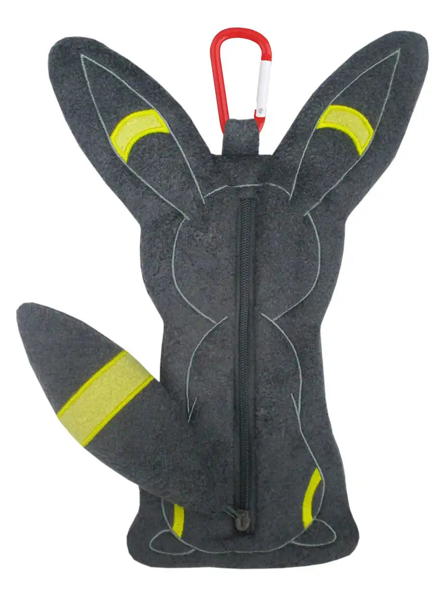 Sanei Boeki Pokemon Umbreon Fluffy Pouch Plush W17.5xD3.5xH25.5Cm- Japan Figure Store - #1 Bring To You The Best Japanese Goods
