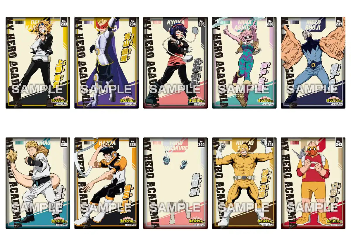My Hero Academia Clear Card Collection Gum 5 First Limited Edition Box Of 16 (Shokugan)- Japan Figure Store - #1 Bring To You The Best Japanese Goods