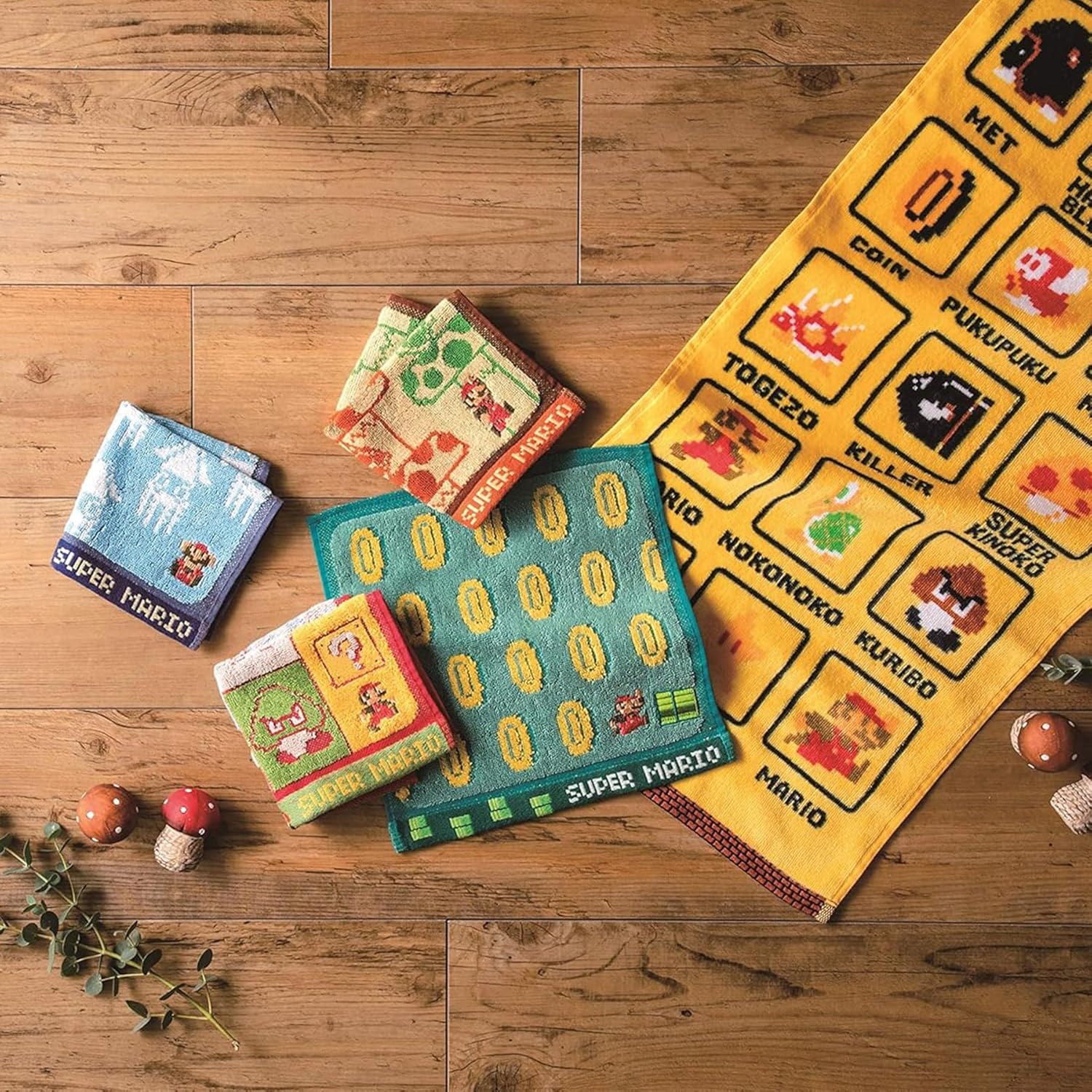 MARUSHIN Super Mario Mini Towel Aerial Stage
