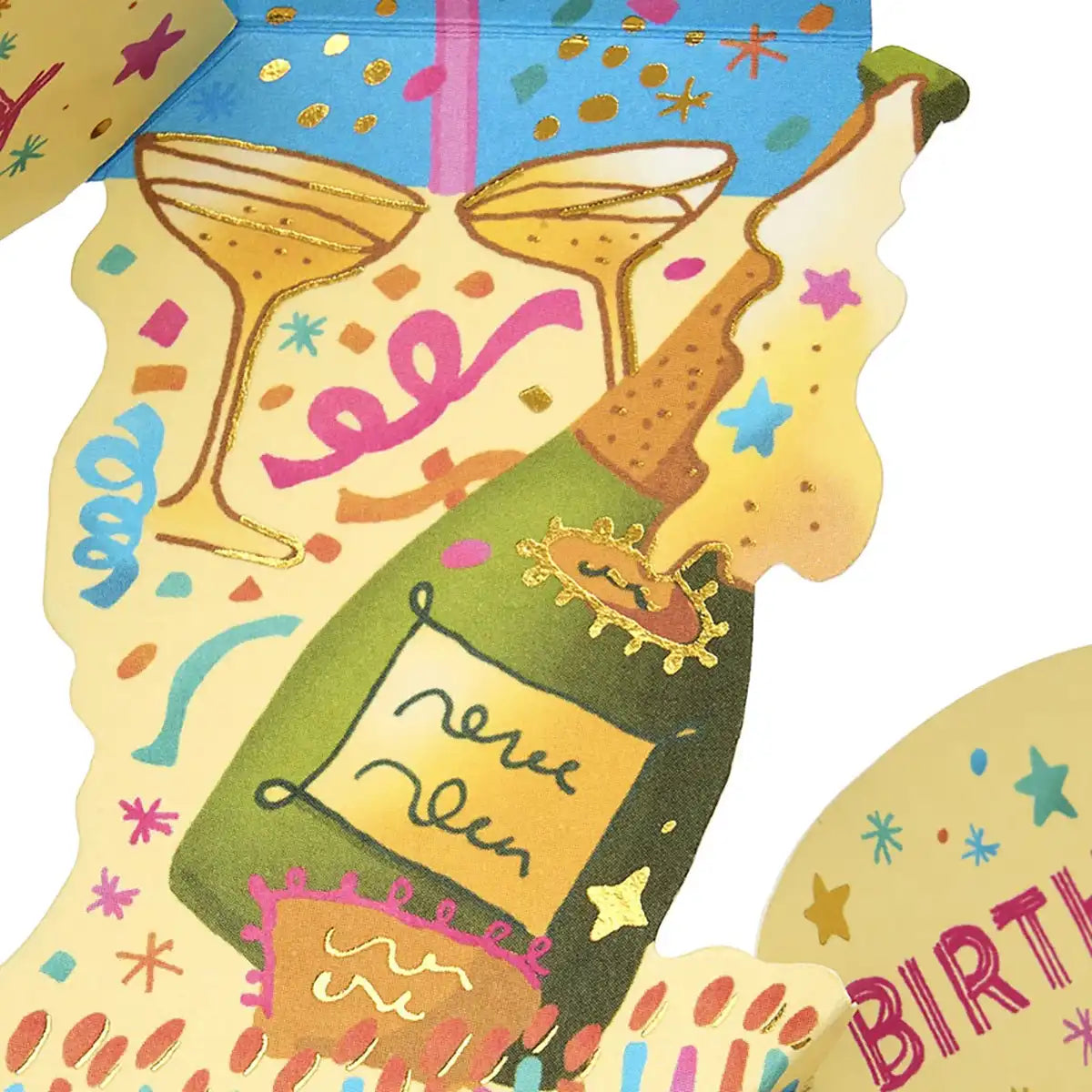 Sanrio Birthday Celebration Rabbit Message Card - Paper Top Hat Design