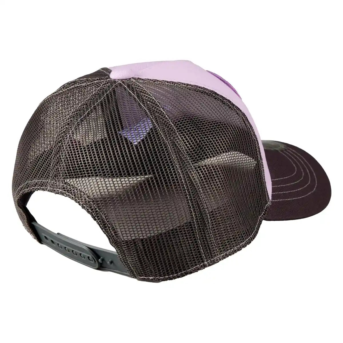 Sanrio Kuromi Cosmetic Case Light Purple and Charcoal Mesh Cap- Japan Figure Store - #1 Bring To You The Best Japanese Goods