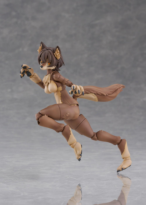 Modèle de loup japonais Qingdao Aoshima KP-02R, 155 mm, ABS, PVC, pré-peint, non à l'échelle.