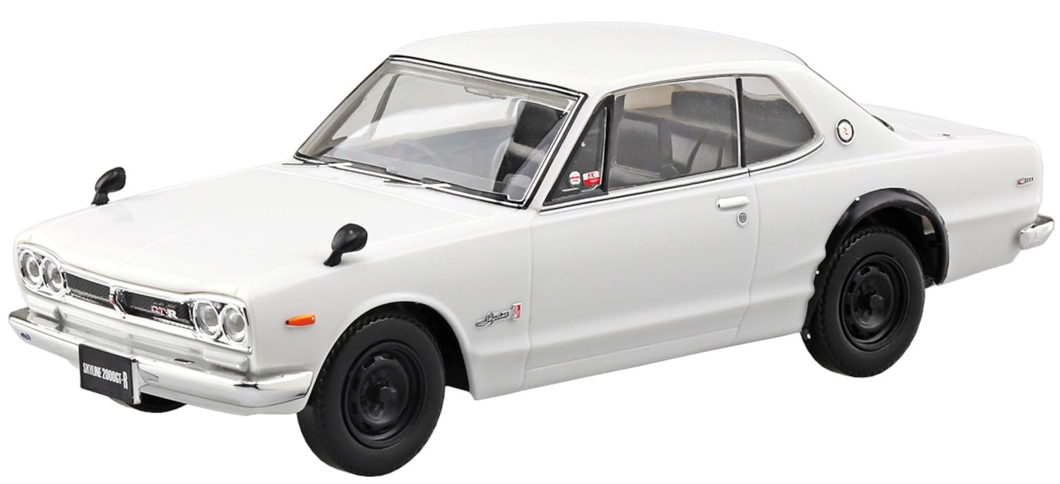 Aoshima 1/32 Nissan C10 Skyline 2000Gt-R White Plastic Model Kit