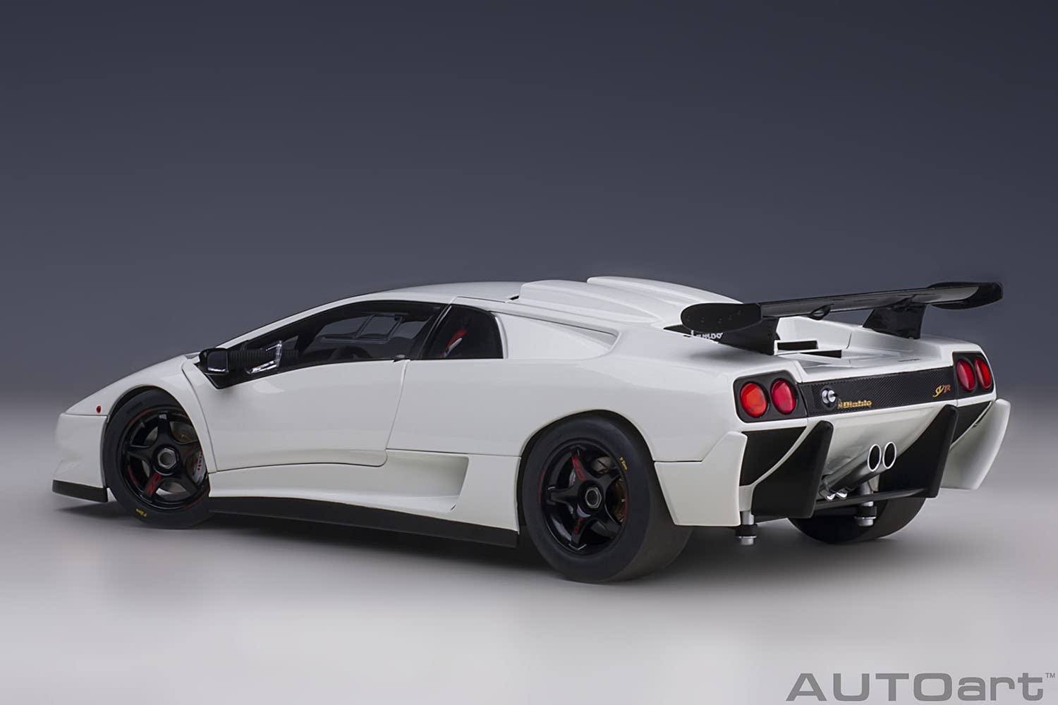 Autoart 1:18 Lamborghini Diablo SV-R Model Car Impact White Detailed Replica- Japan Figure Store - #1 Bring To You The Best Japanese Goods