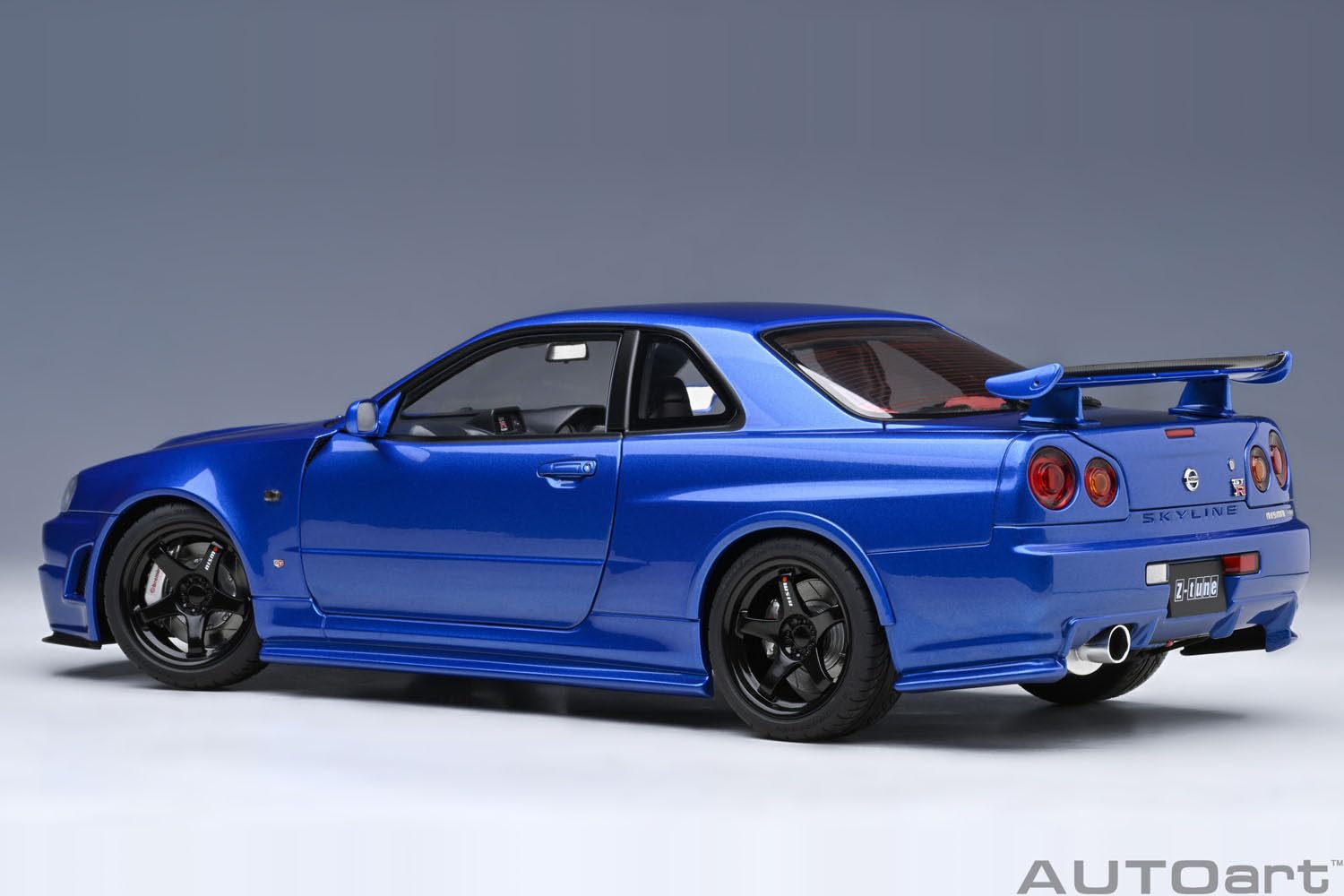 Autoart Nismo R34 GT-R Z-Tune 1/18 Scale in Bayside Blue - Finished Product- Japan Figure Store - #1 Bring To You The Best Japanese Goods