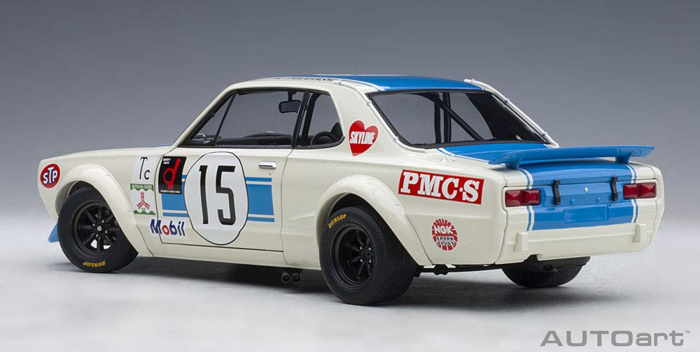 Autoart 1:18 Nissan Skyline GT-R KPGC10 Racing 1972 Finished Model Car- Japan Figure Store - #1 Bring To You The Best Japanese Goods