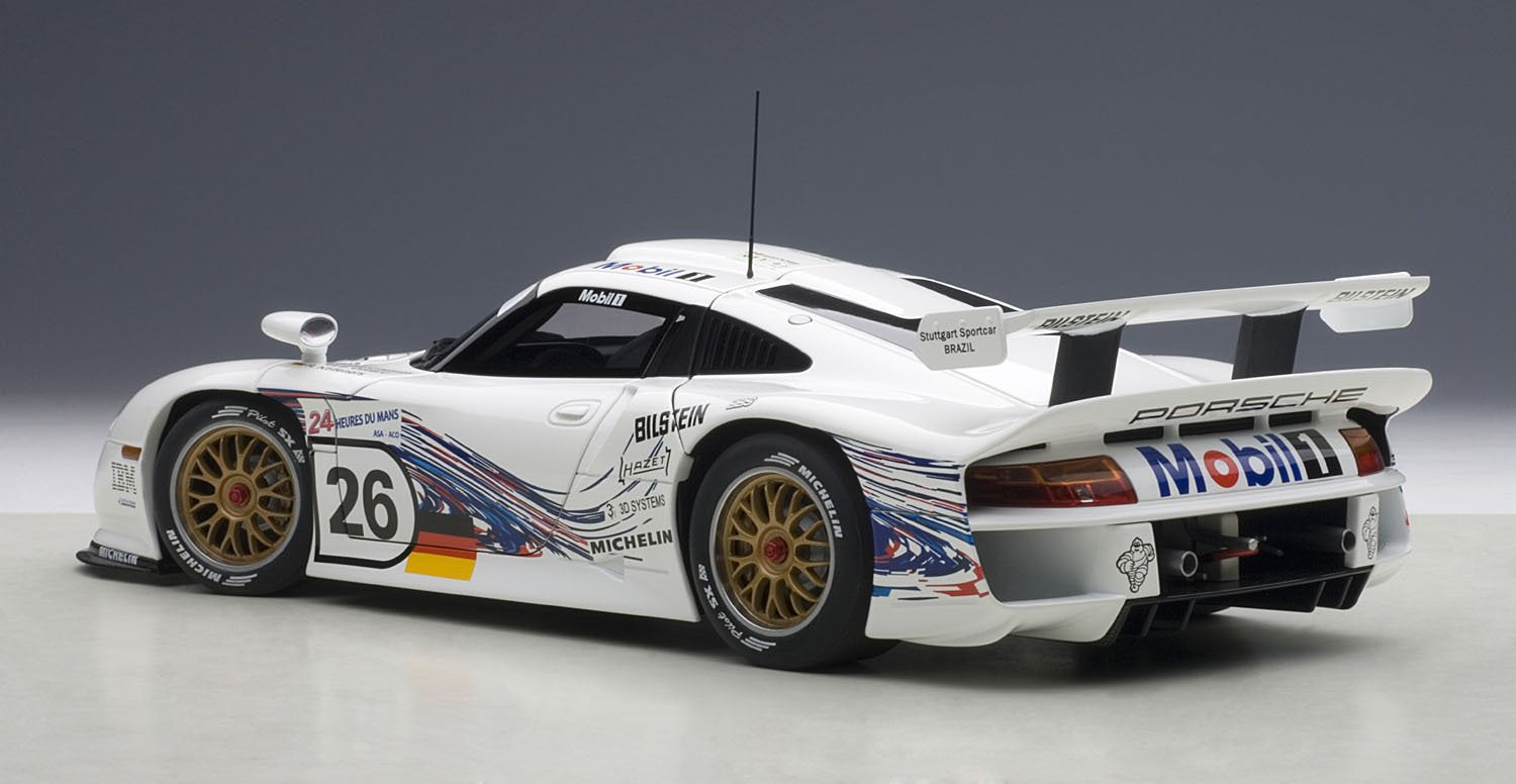 Autoart 1/18 Porsche 911 GT1 Le Mans 1997 #26 Diecast Model Car- Japan Figure Store - #1 Bring To You The Best Japanese Goods