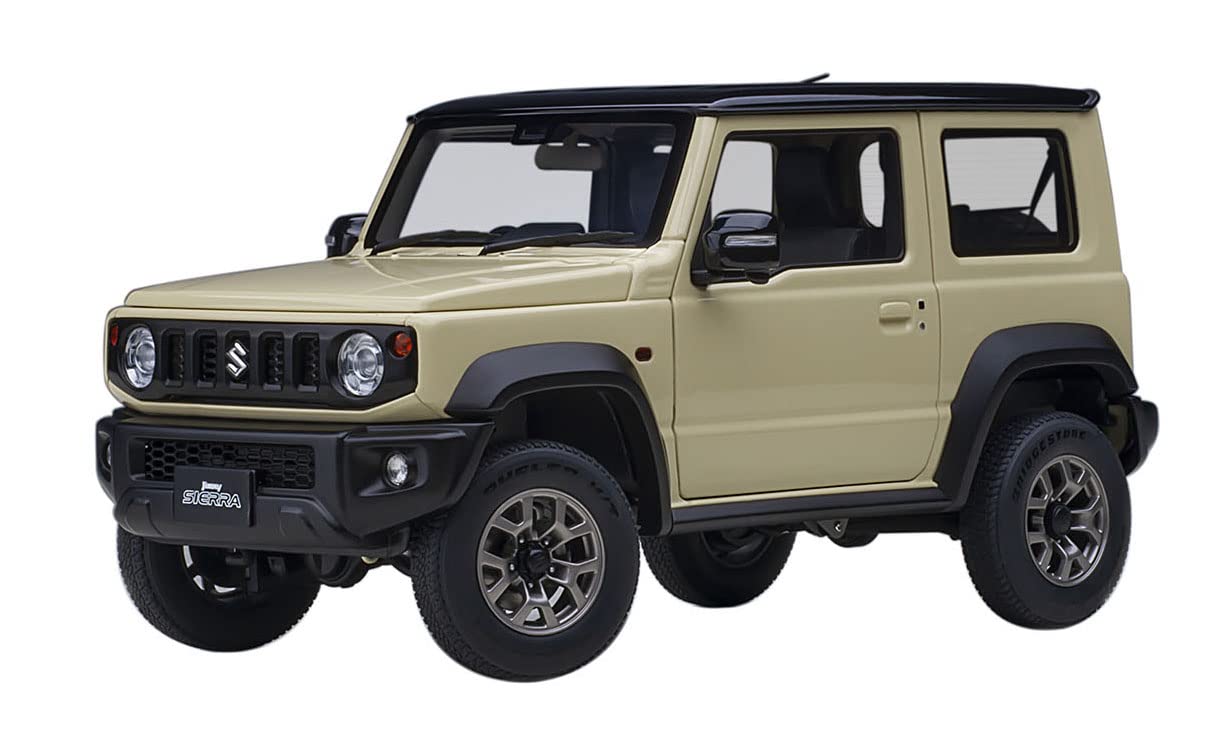 Autoart 1/18 Suzuki Jimny Sierra JB74 Ivory Metallic Black Roof Model Car 78510- Japan Figure Store - #1 Bring To You The Best Japanese Goods
