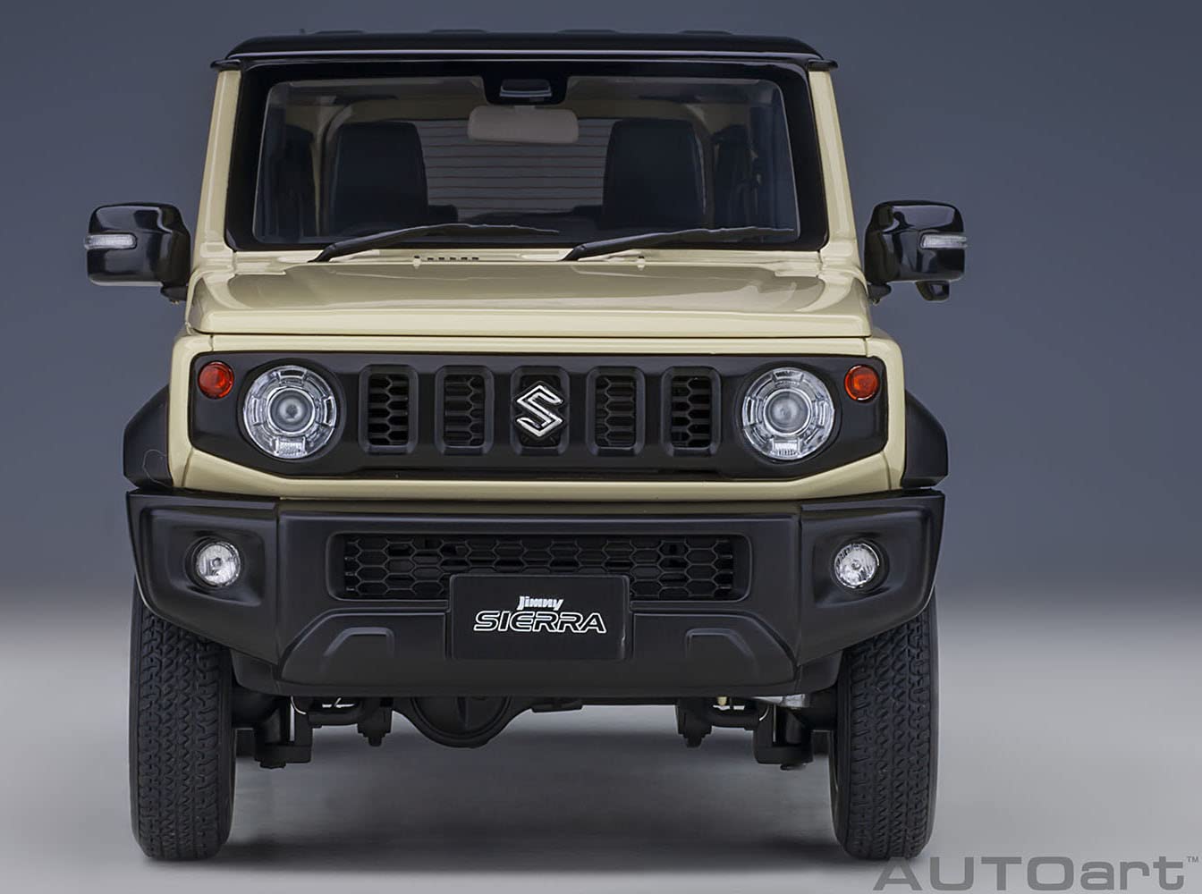 Autoart 1/18 Suzuki Jimny Sierra JB74 Ivory Metallic Black Roof Model Car 78510- Japan Figure Store - #1 Bring To You The Best Japanese Goods