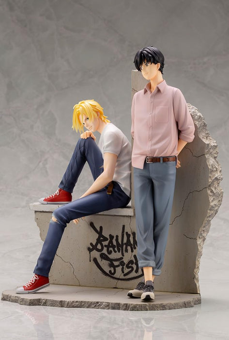 Kotobukiya Artfx J 1/8 Banana Fish Ash Lynx and Eiji 2023 Re-Release Statue- Japan Figure Store - #1 Bring To You The Best Japanese Goods