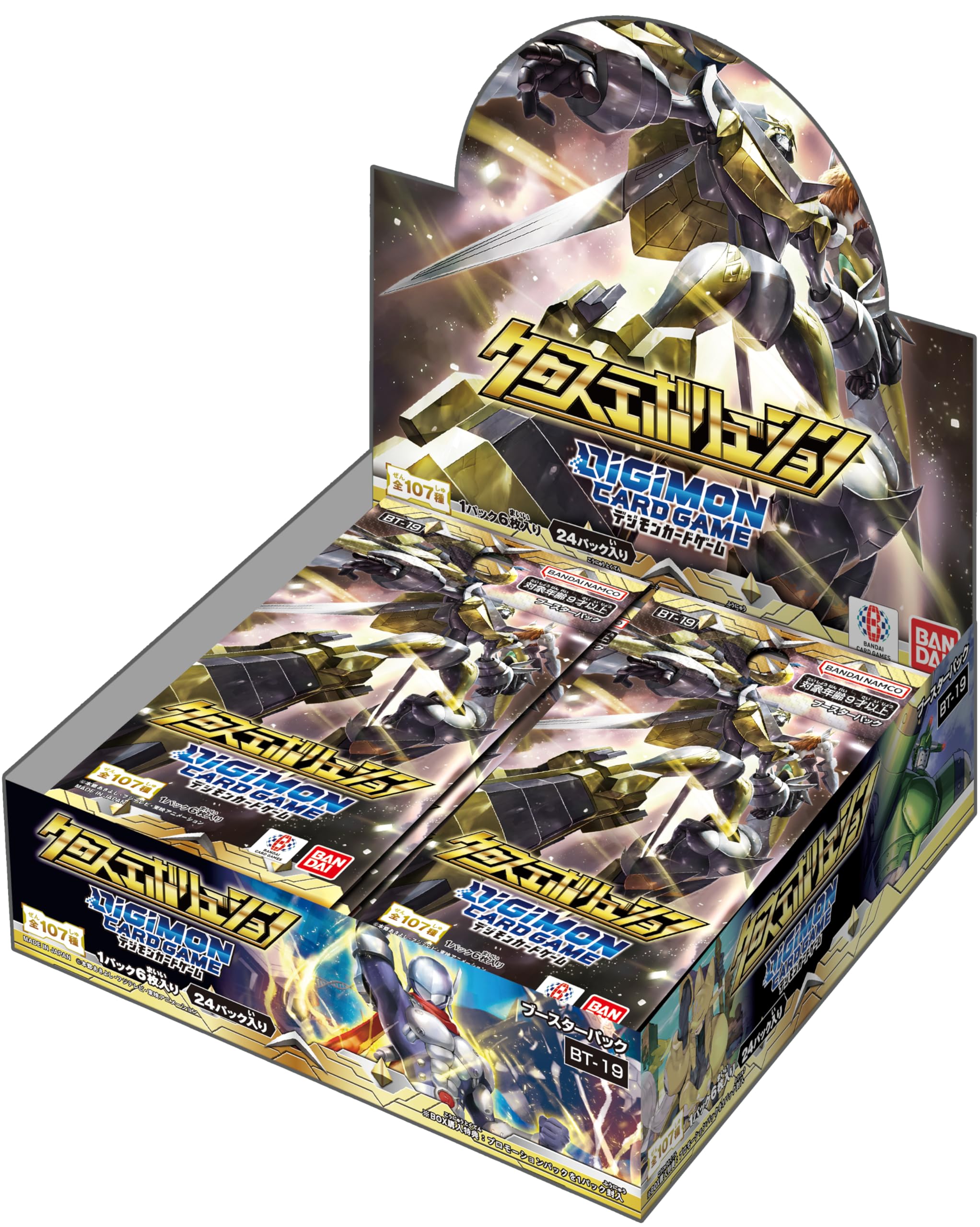 Bandai Digimon Card Game Cross Evolution BT-19 Booster Box 24 Packs