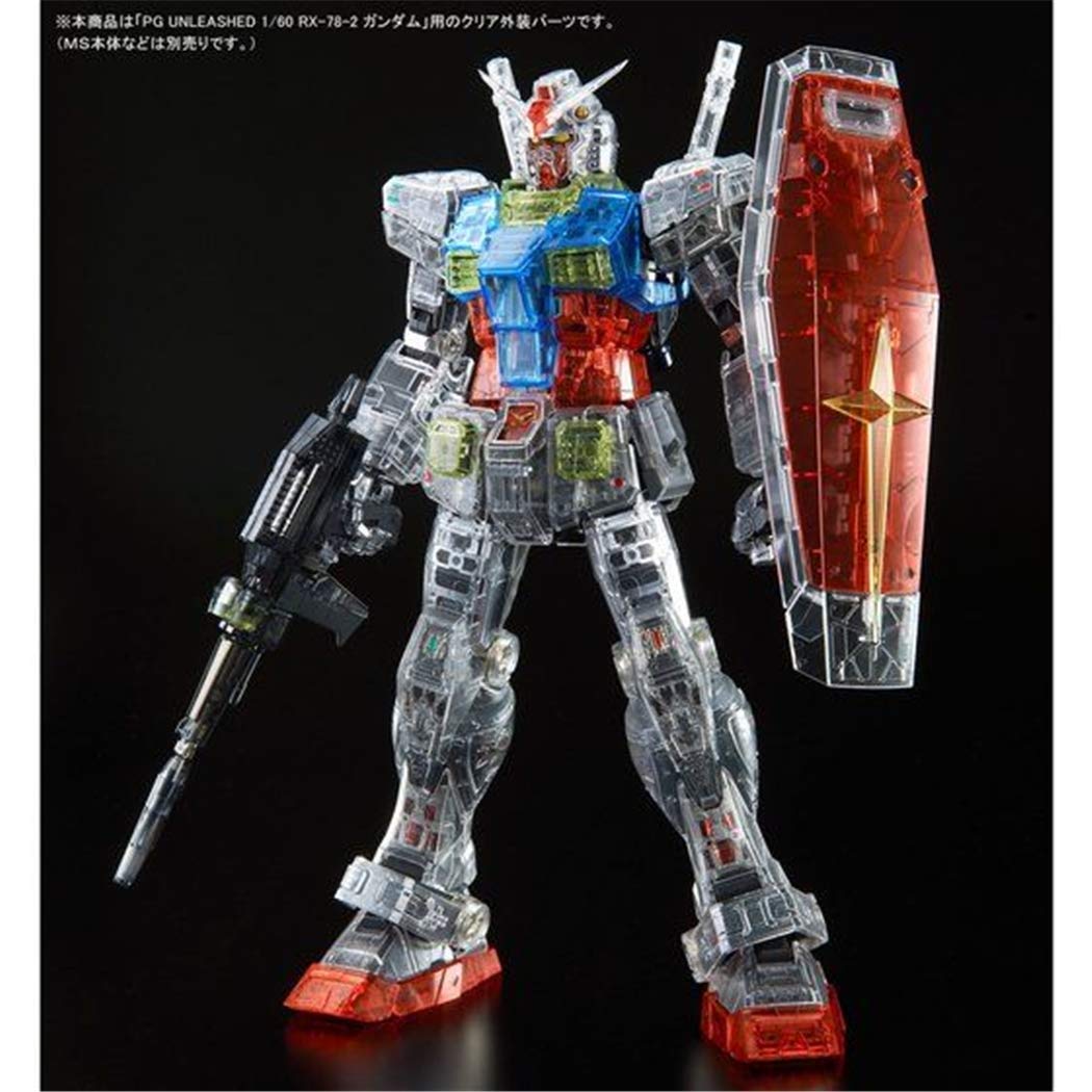 Bandai Spirits PG Unleashed 1/60 RX-78-2 Gundam Clear Color Body Kit