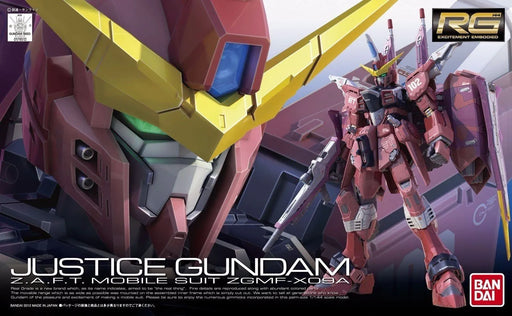 Bandai Rg 1/144 Zgmf-x09a Justice Gundam Model Kit Gundam Seed- Japan Figure Store - #1 Bring To You The Best Japanese Goods