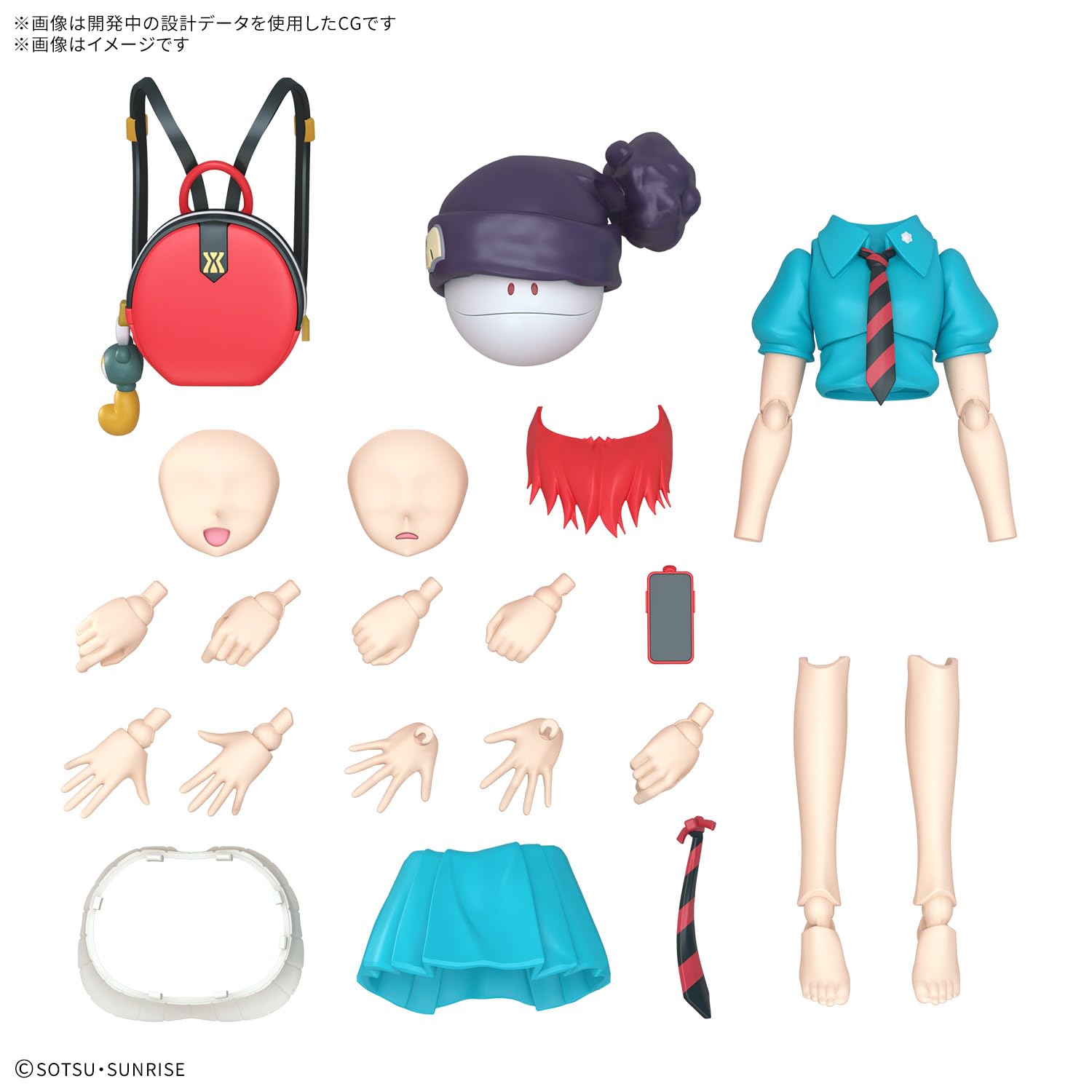 Bandai Spirits Gundam Amate Yuzuriha Machu Pre-Colored Model Kit