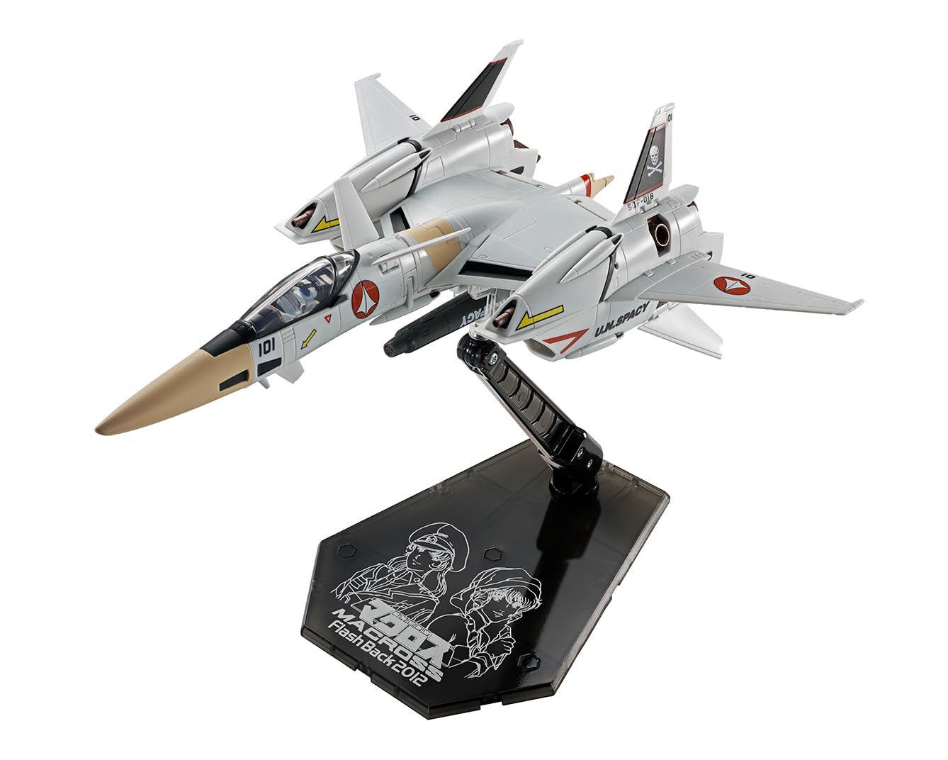 Bandai Hi-Metal R Macross VF-4 Lightning III Die-Cast PVC ABS 150mm Figure- Japan Figure Store - #1 Bring To You The Best Japanese Goods