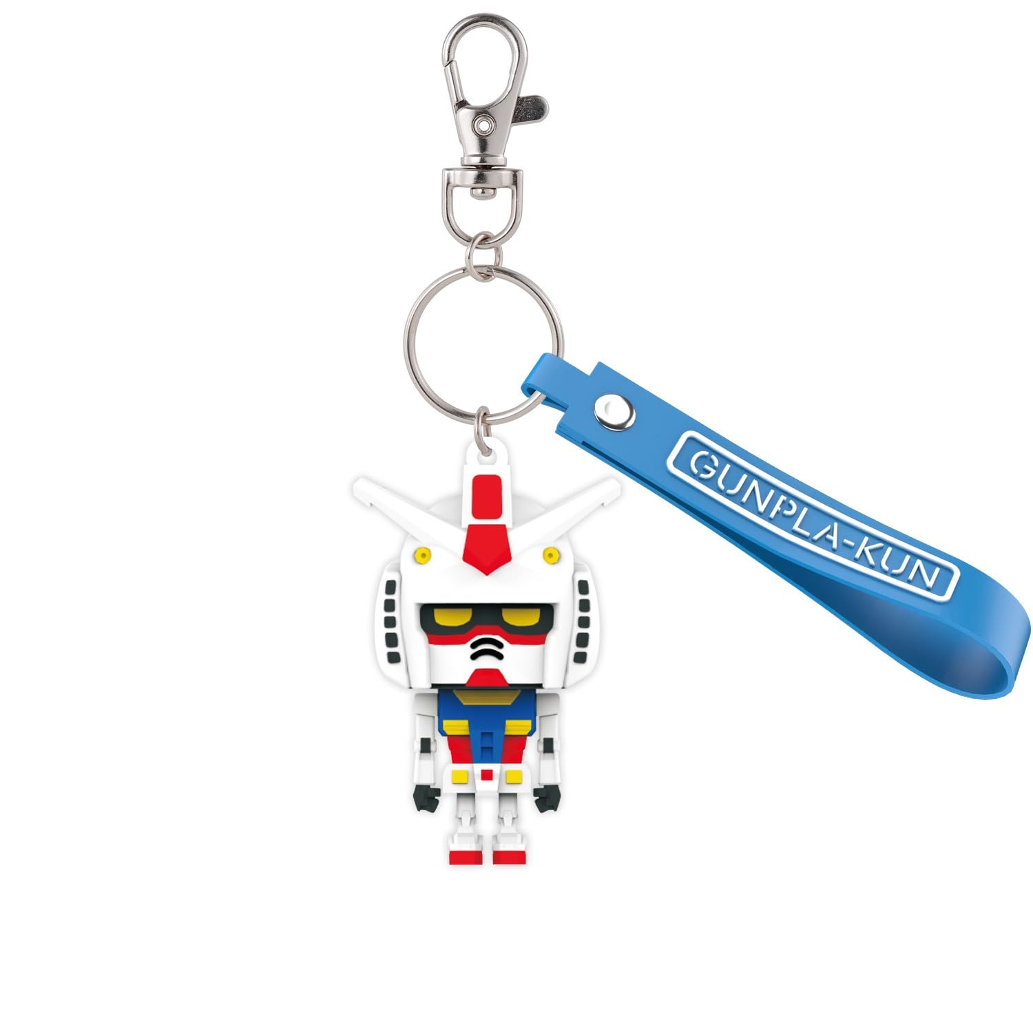 Bandai Spirits Mascot Keychain Gunpla-Kun 3D Rubber Multicolor Regular